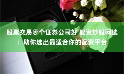 股票交易哪个证券公司好 配资炒股网选：助你选出最适合你的配资平台