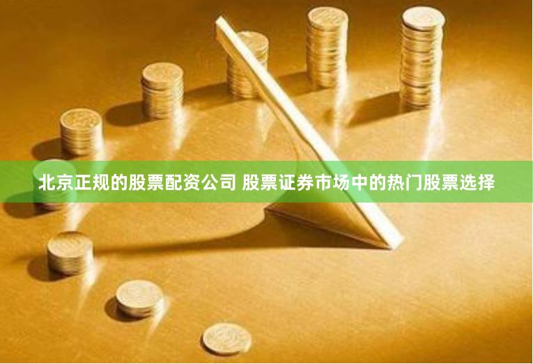 北京正规的股票配资公司 股票证券市场中的热门股票选择